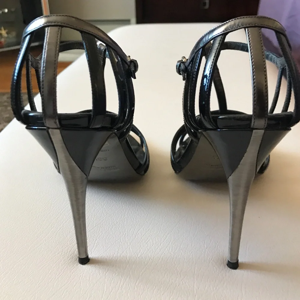 Miu Miu Black Strappy Sandals - Picture 3 of 5